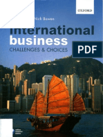 International Business - Challenges and Choices