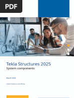 Tekla Structures Connection Components List | PDF