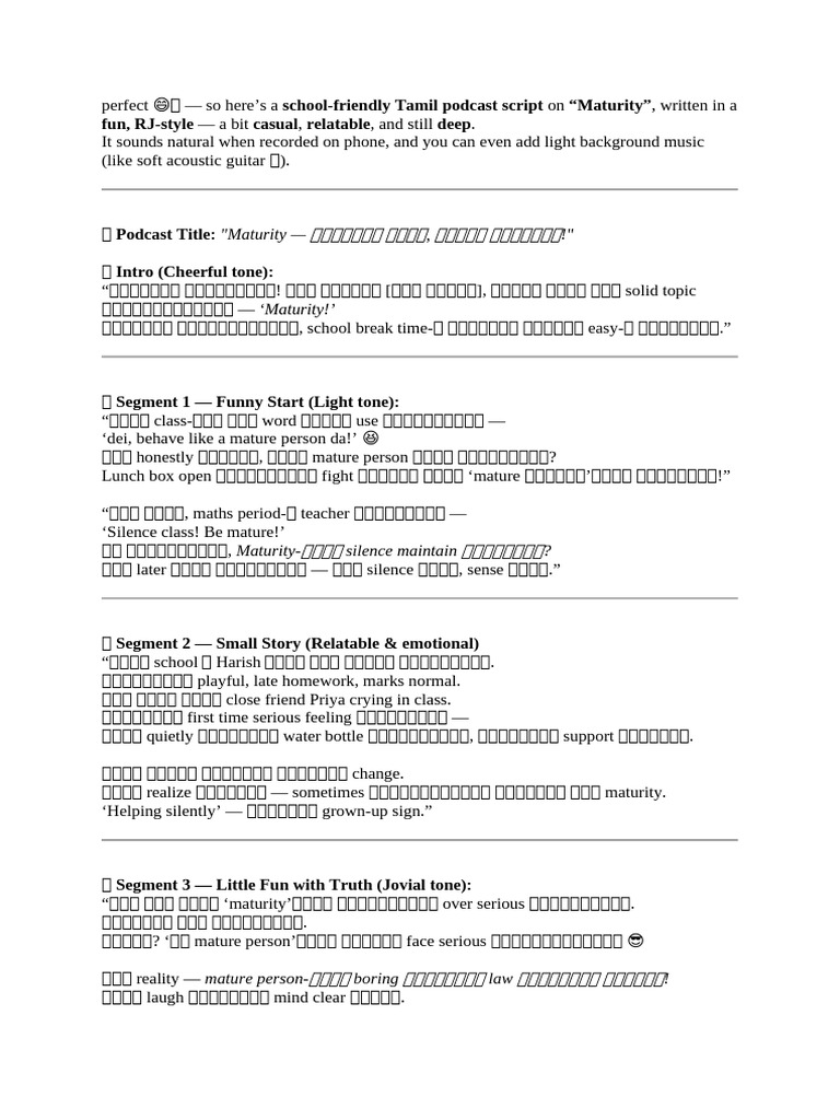 Maturity - , ! | PDF