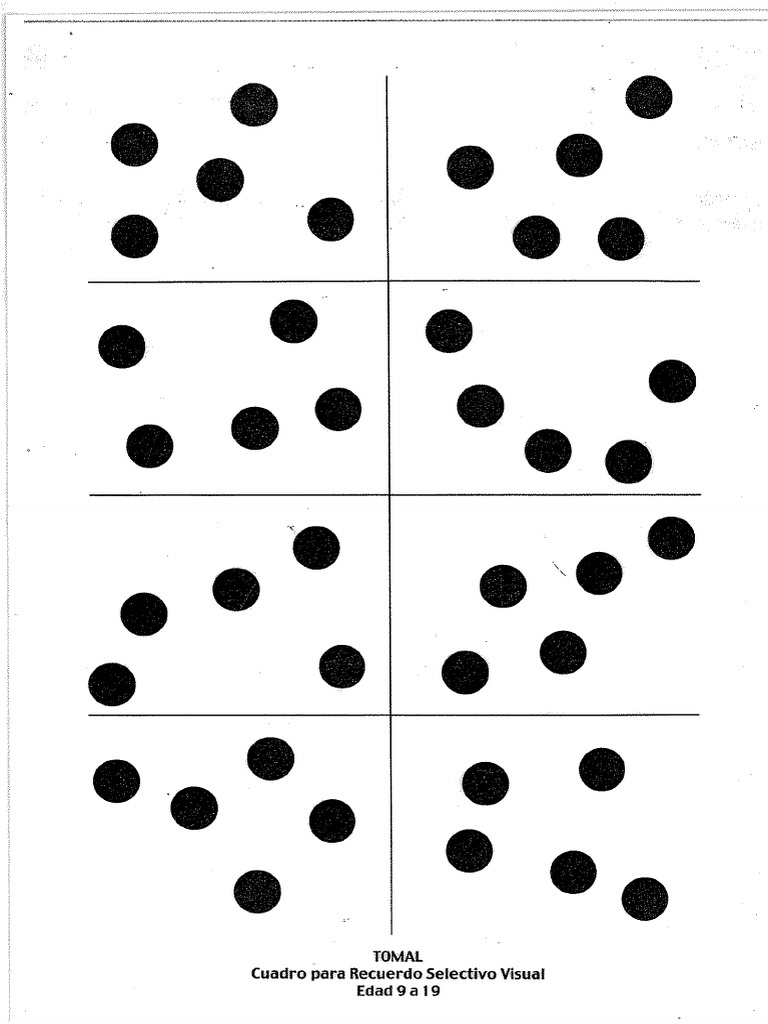 Tomal Hoja de Memoria Visual Abstracta | PDF