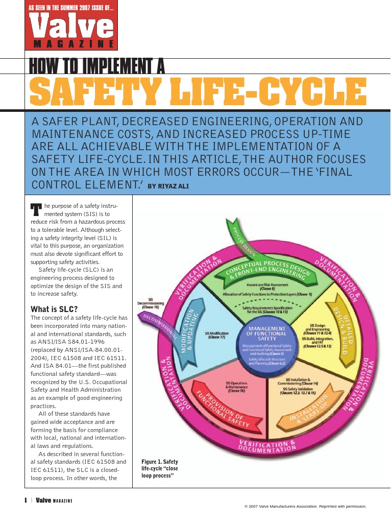 How To Safety Life Cycle PDF Life Cycle Assessment Safety