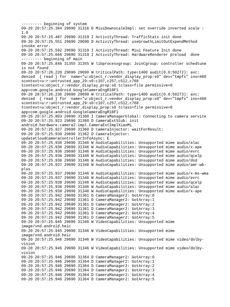 Log Cat 1758376645779 | PDF | Software Engineering | Software