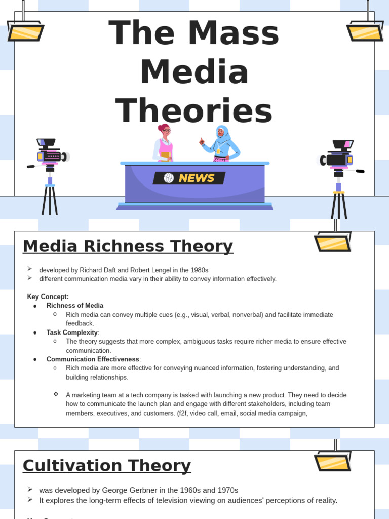 4.1 Media Theories | PDF | Mass Media | Popular Psychology