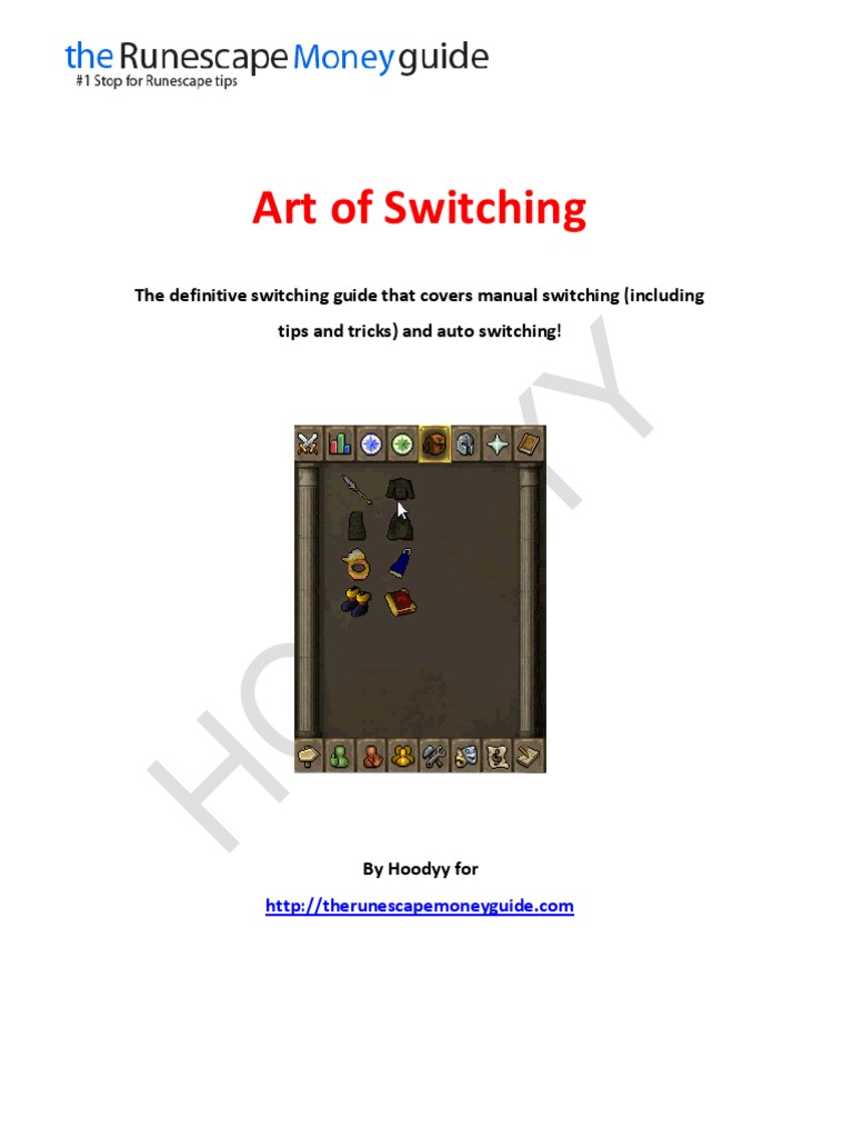 Switching On RuneScape: A Guide Which Covers Manual and Auto Switches ...