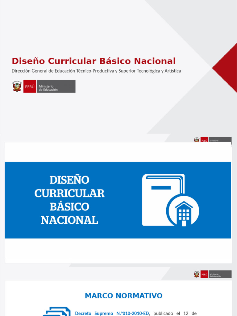 Diseño Curricular Básico Nacional 2023 | PDF | Plan de estudios ...