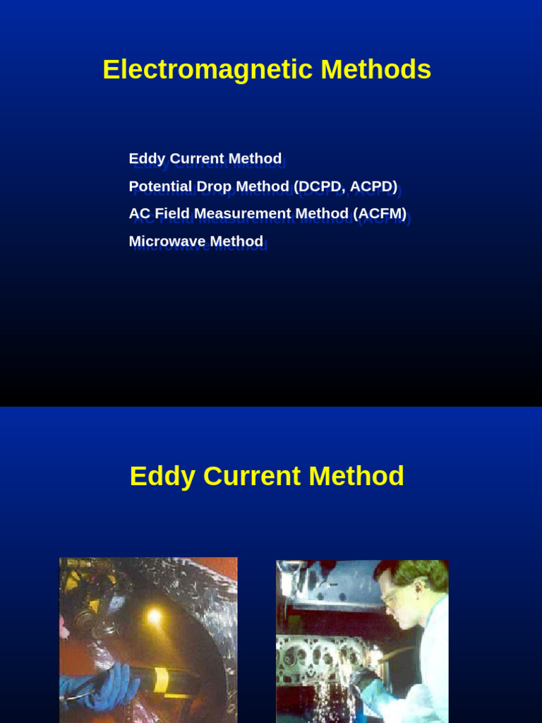 Eddy Current Method in Electromagnetics | PDF | Inductor | Inductance