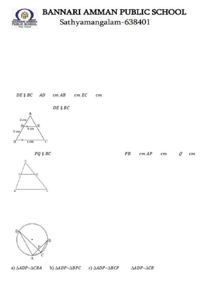 Mathematics Half Portion Exam II | PDF | Sphere | Circle