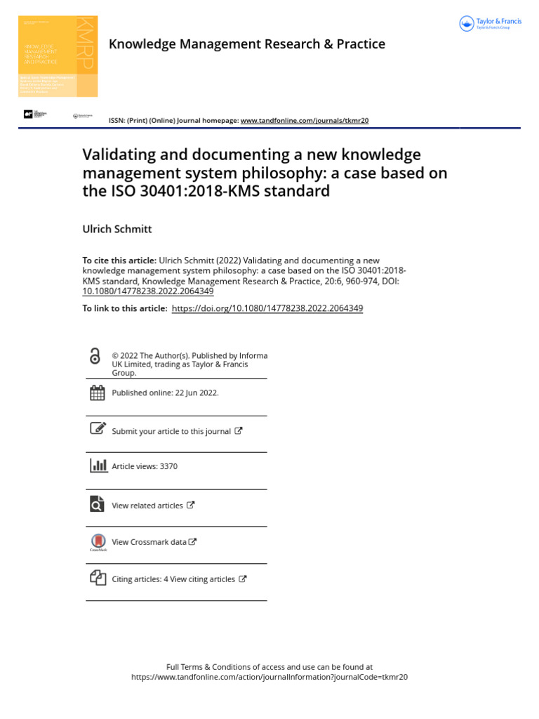 New Knowledge Management System Philosophy | PDF | Evaluation ...