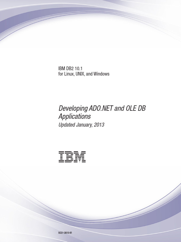 DB2DevADO.NET-OLEDB-db2ane1011 | PDF | Ibm Db2 | Databases