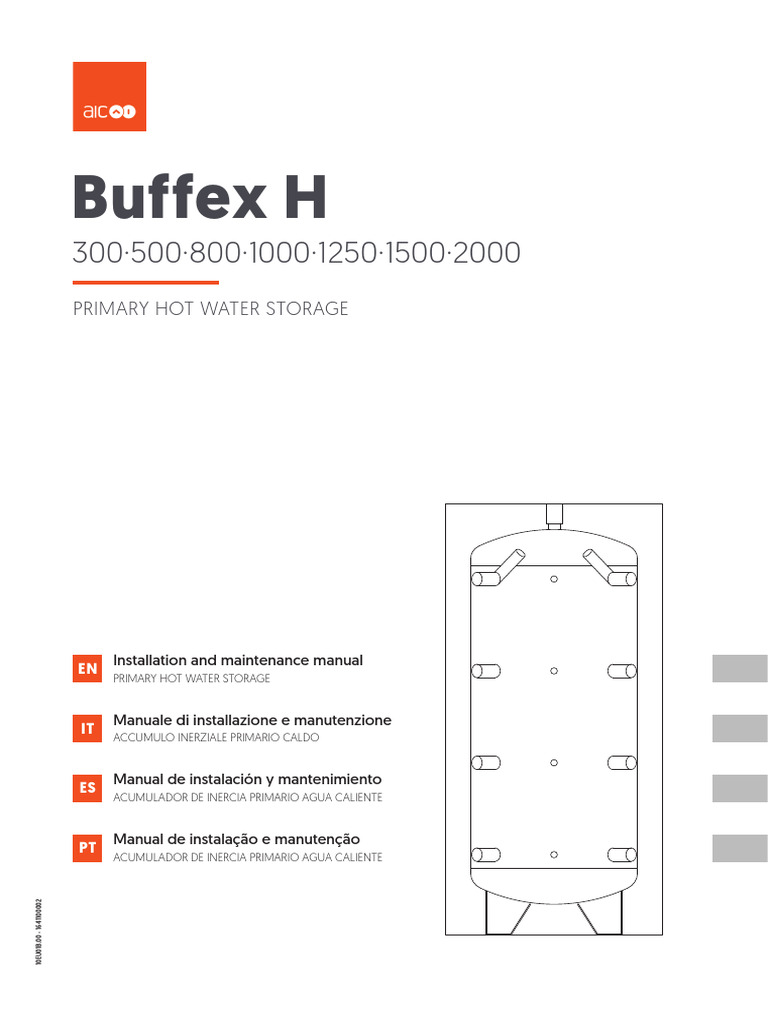Installation & Maintenance Manual for Buffex Tanks | PDF | Water ...