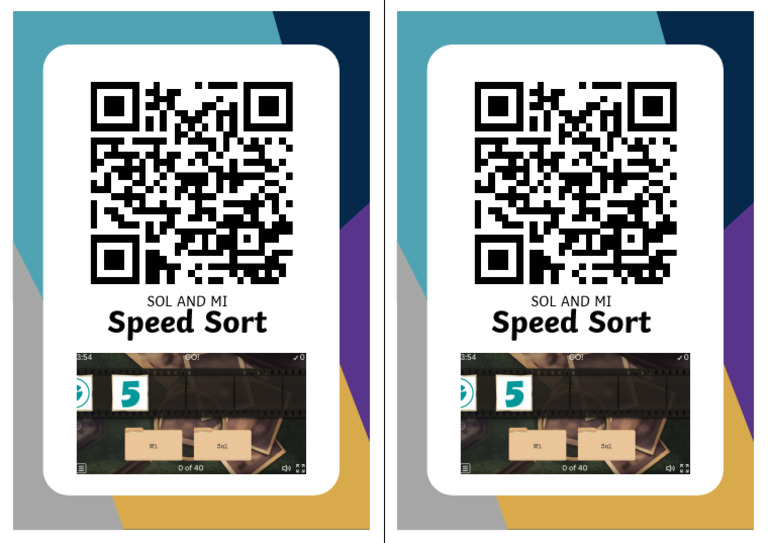 Ipad Center - Speed Sorting | PDF