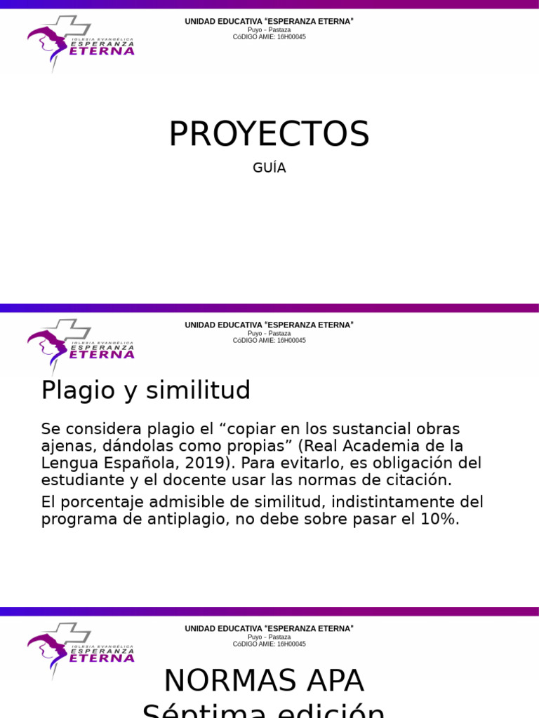 PROYECTOS | PDF | Estilo apa | Caso de carta