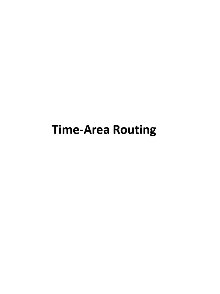 Time-Area Routing for Hydrograph Modeling | PDF | Discharge (Hydrology ...