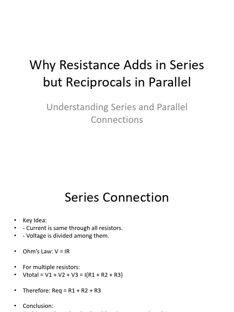 Voltage Division in Parallel Circuits | PDF | Series And Parallel ...