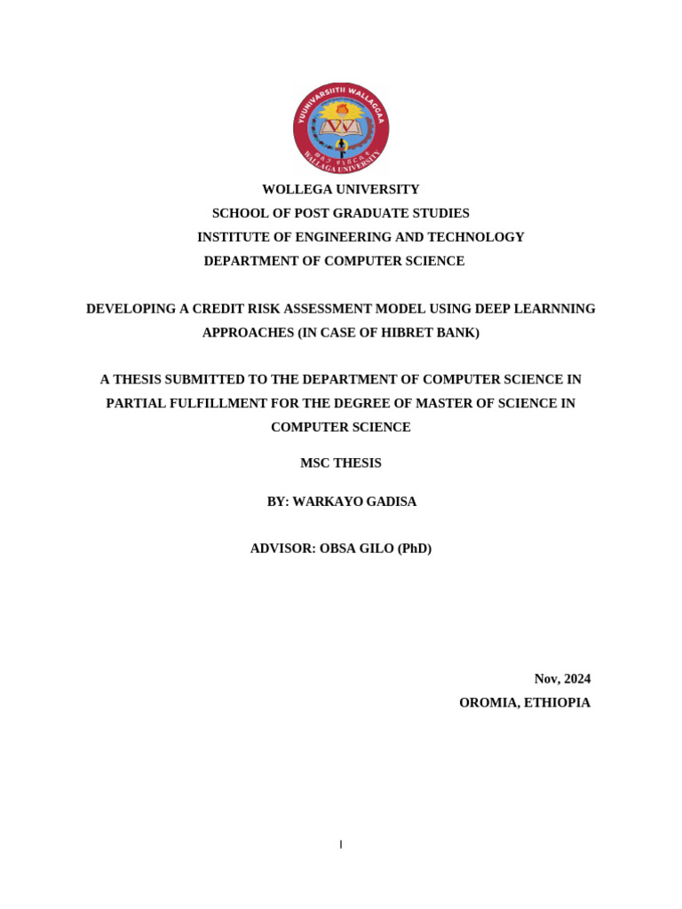 Final Warke Thesis Originala2 | PDF | Banks | Deep Learning