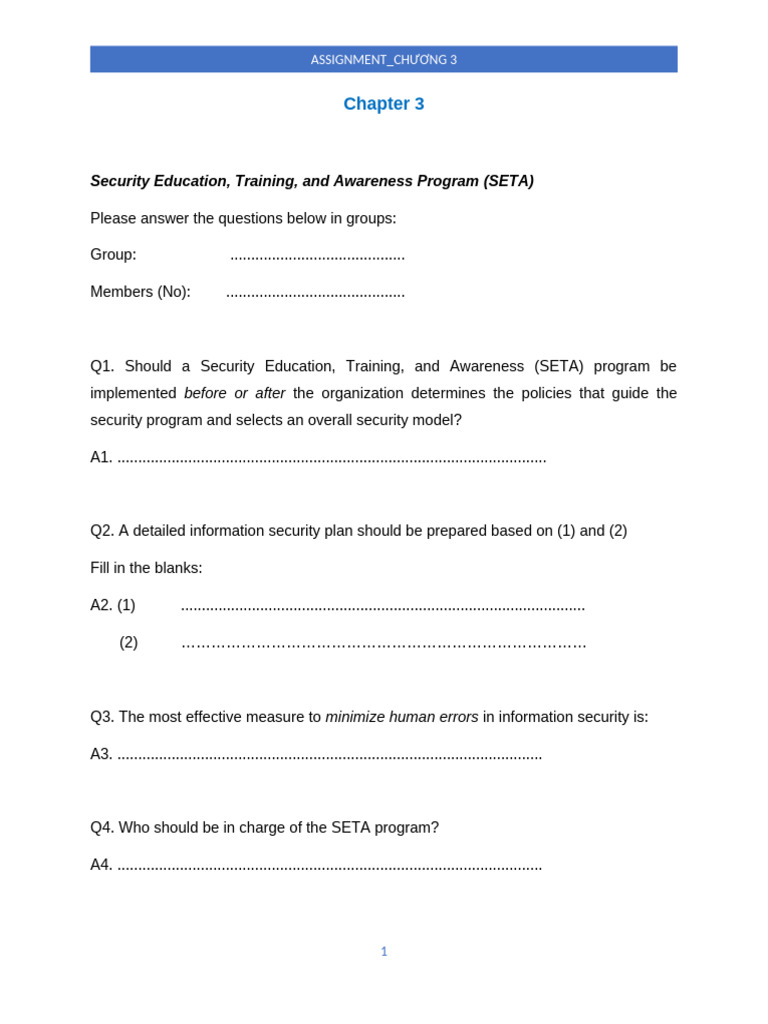 SETA Program Implementation Guide | PDF