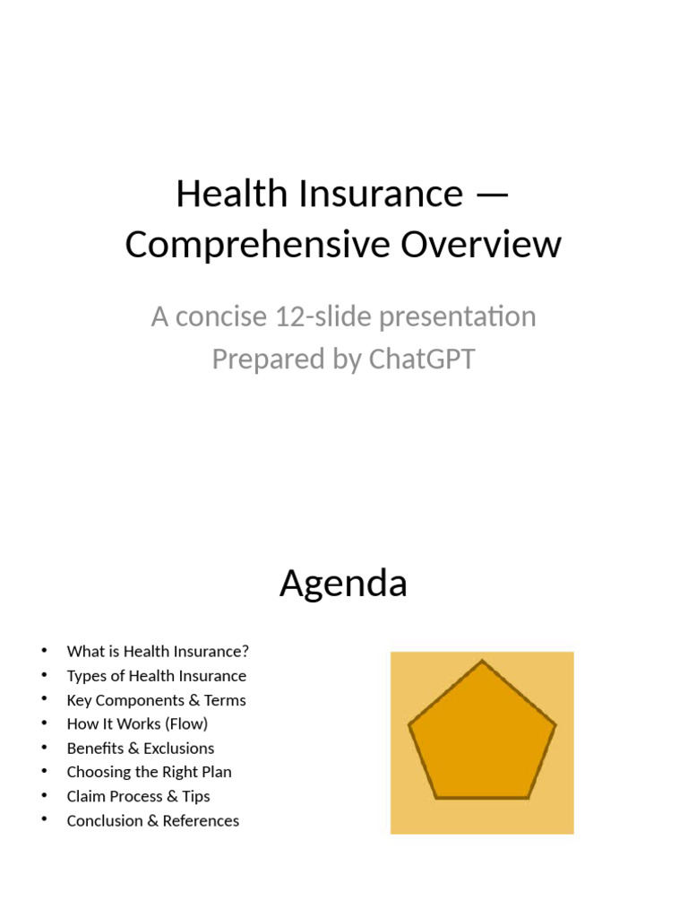 Health Insurance: A Complete Guide | PDF | Insurance | Deductible