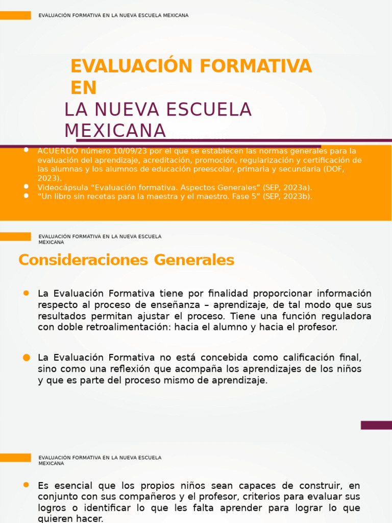 Evaluacion Formativa Nem | PDF | Evaluación | Aprendizaje