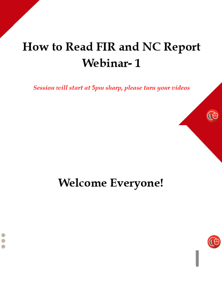 How To Read FIR and NC Report | PDF | Criminal Law | Justice