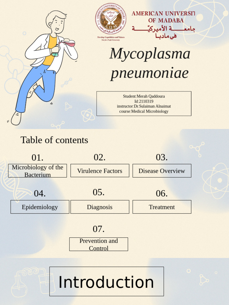 Mycoplasma pneumoniae: Overview and Management | PDF | Pneumonia ...