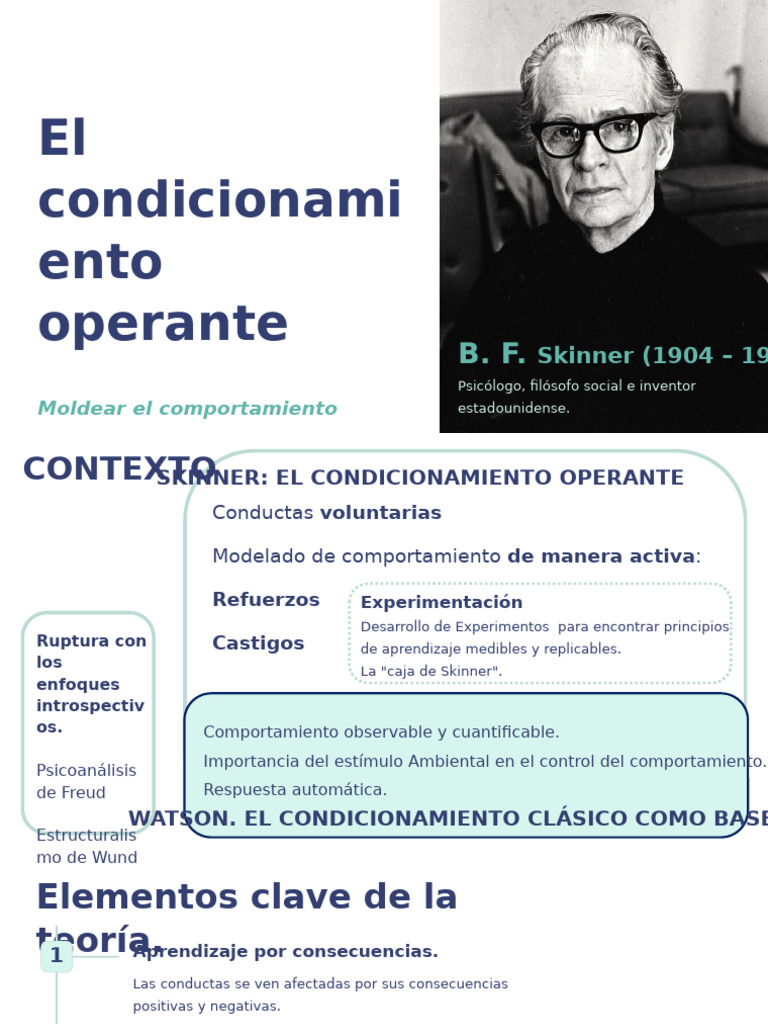 Skinner - Javier Miranda (Retocada) | PDF | Behaviorismo | Sicología