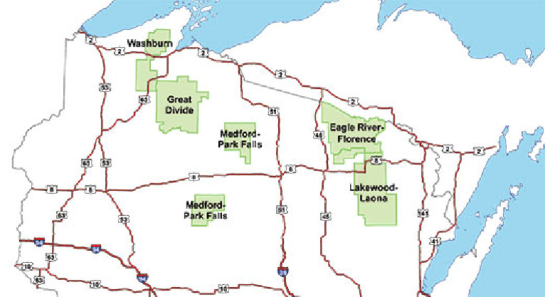 CNNF Ranger District Overview Map | PDF