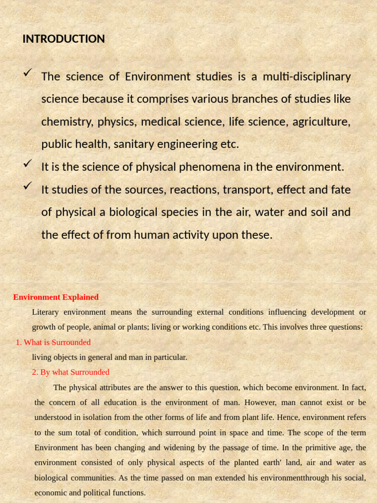 Understanding Environmental Science Basics | PDF | Troposphere ...