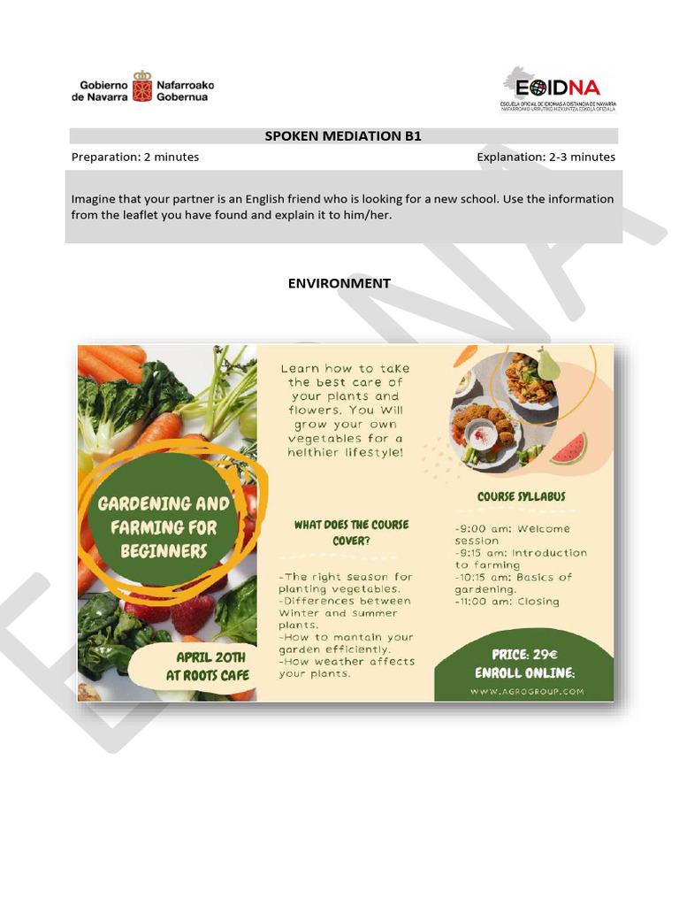 B1 SpMED Environment | PDF