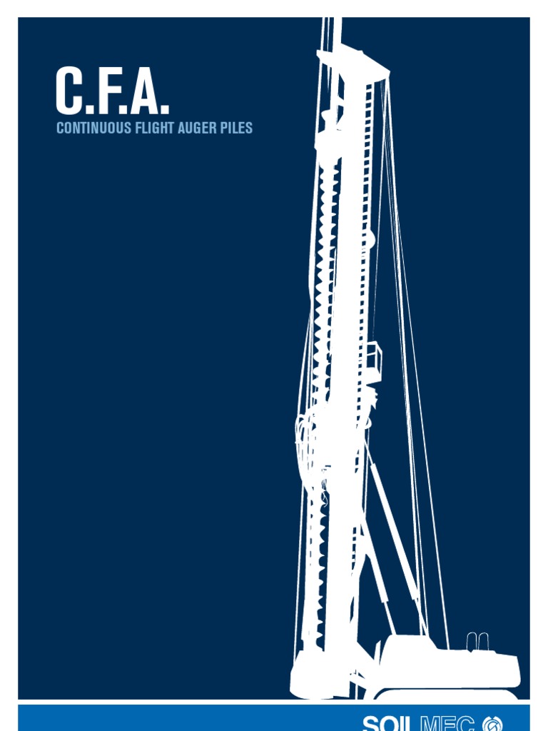 CFA | PDF | Deep Foundation | Drilling Rig