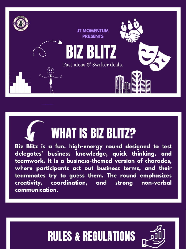 Biz Blitz Introductory Presentation | PDF