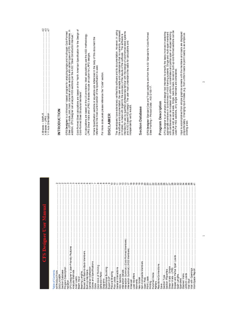 Simpson Strong-Tie CFS Designer Manual | PDF