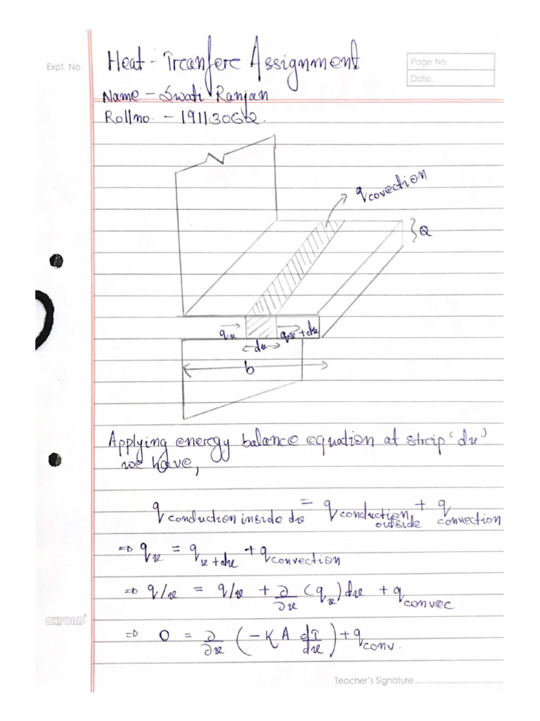 HT Assignment 19113062 | PDF
