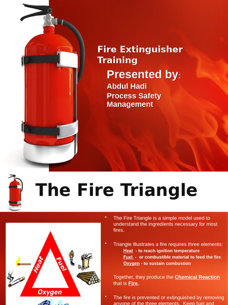 Fire Fighting Training | PDF | Fires | Combustion