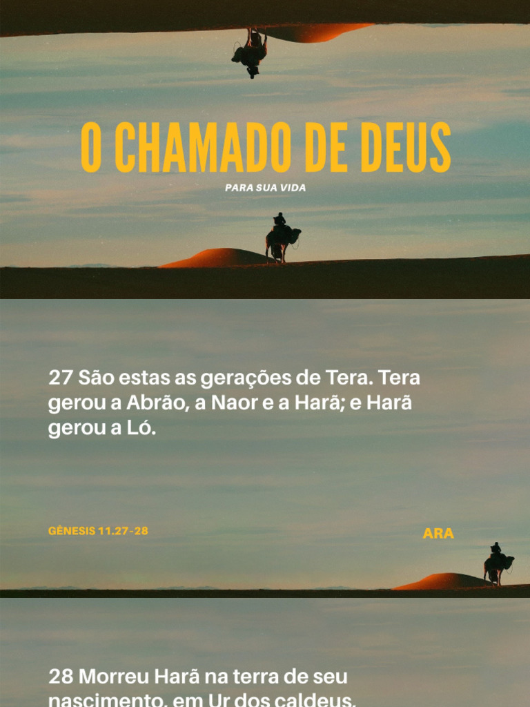 O Chamado de Deus para Sua Vida | PDF