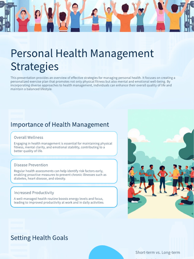 Personal Health Management St... | PDF | Physical Fitness | Healthy Diet