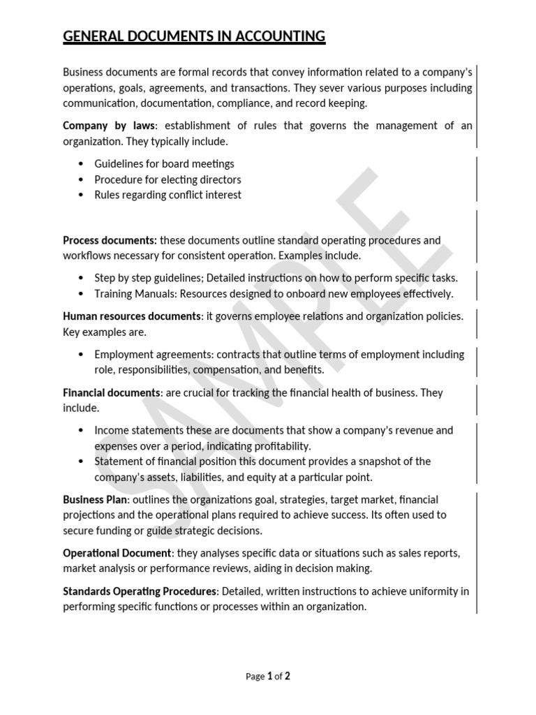 Acc Notes | PDF
