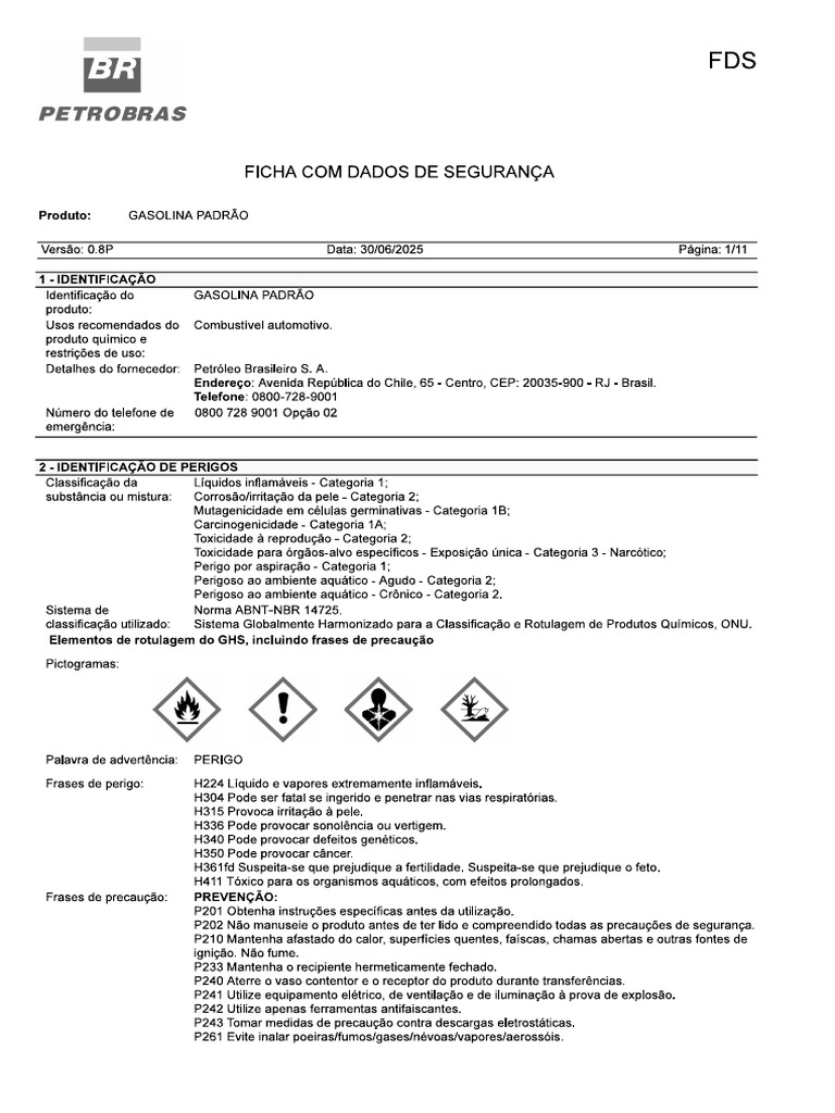 Fds Gasolina | PDF