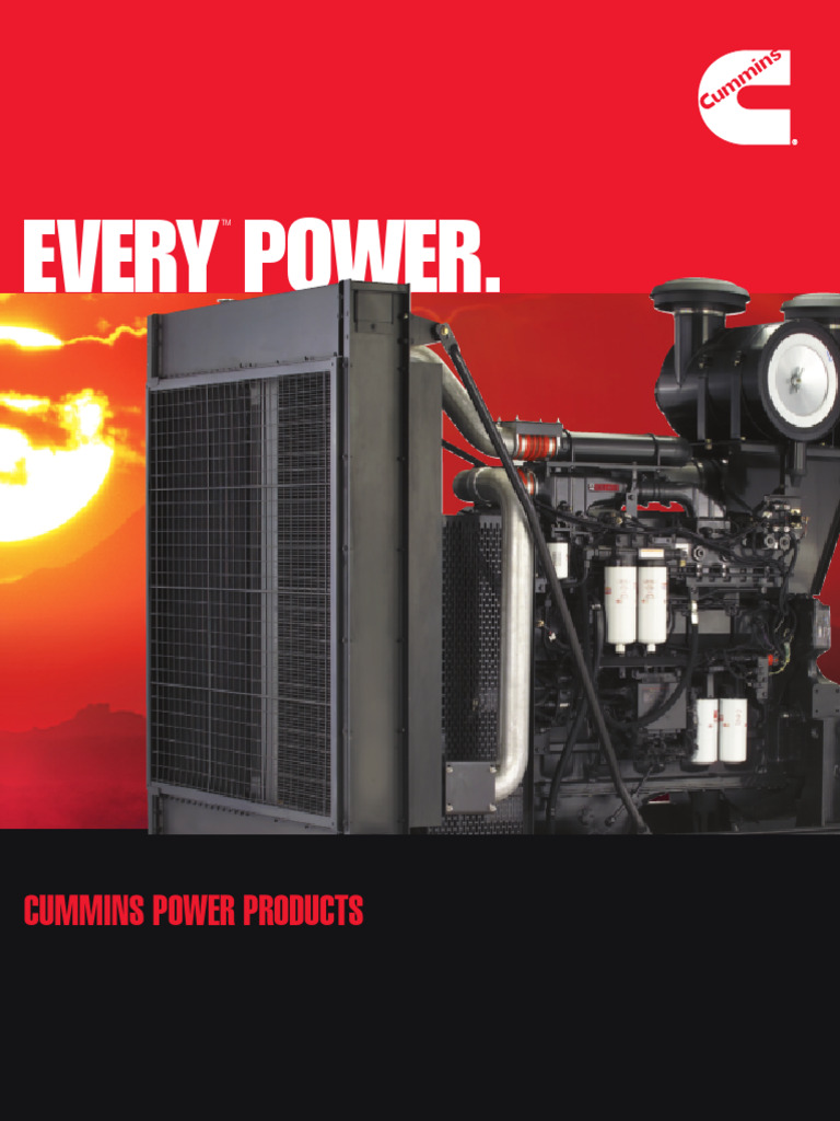 Cummins Power Products: Custom Power Units | PDF | Cummins | Engines