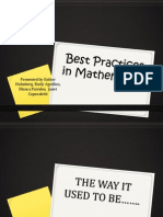 Best Practices in Mathematics