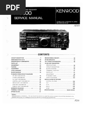 KENWOOD - R-5000 Service Manual | PDF