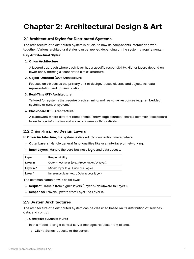 Distributed System Architecture Styles | PDF | Peer To Peer | Client ...