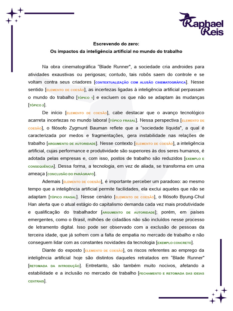 Impactos da IA no Mercado de Trabalho | PDF