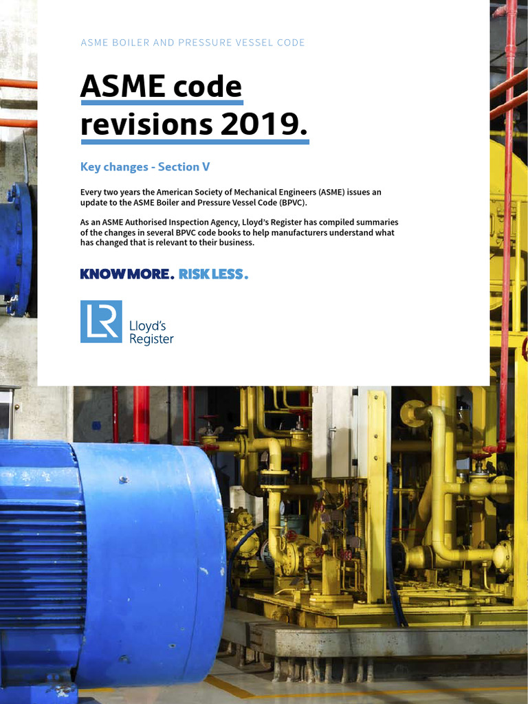 2019 ASME Code Section V Changes | PDF | Nondestructive Testing