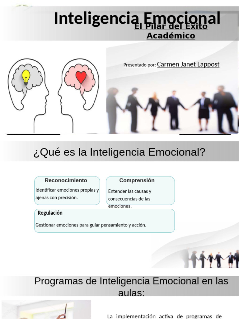 Inteligencia Emocional | PDF | Las emociones | Inteligencia