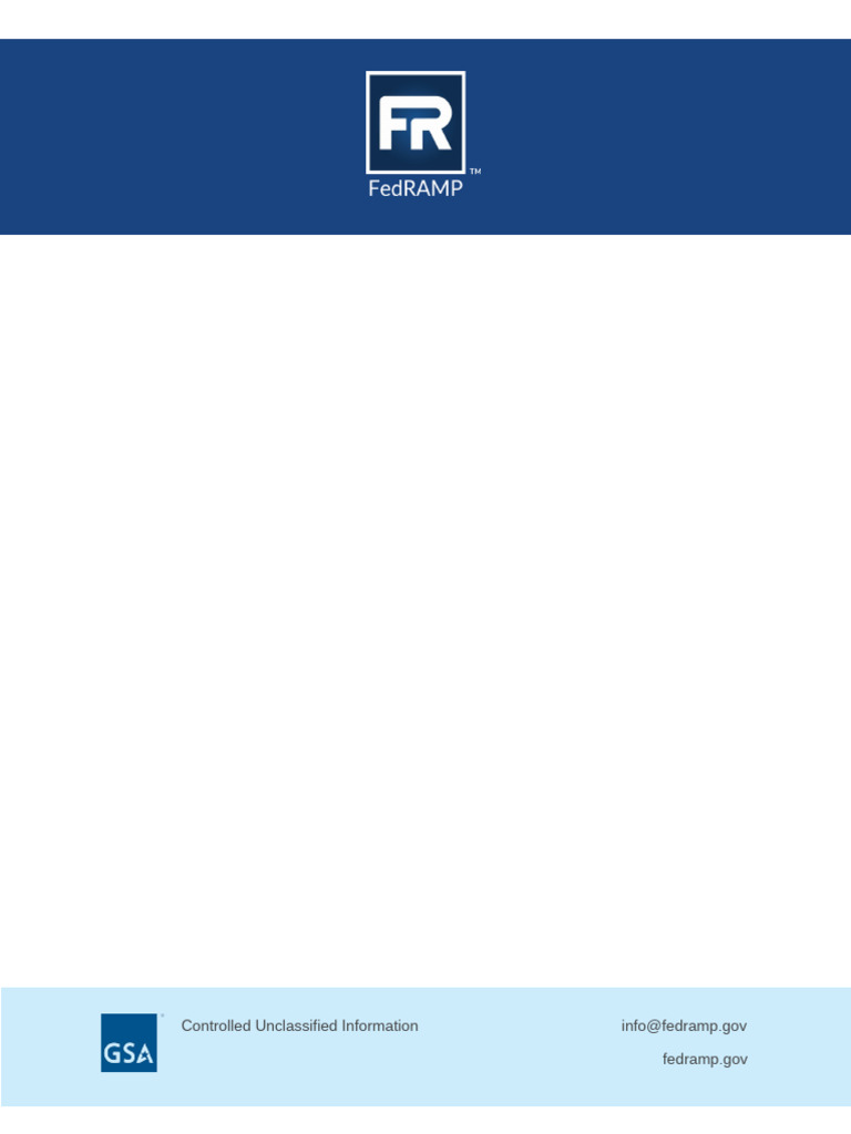 FedRAMP High Moderate Low LI SaaS Baseline System Security Plan (SSP ...