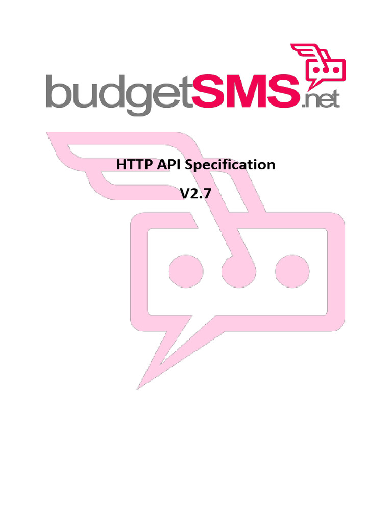 BudgetSMS HTTP API Overview | PDF | Computing | Telecommunications