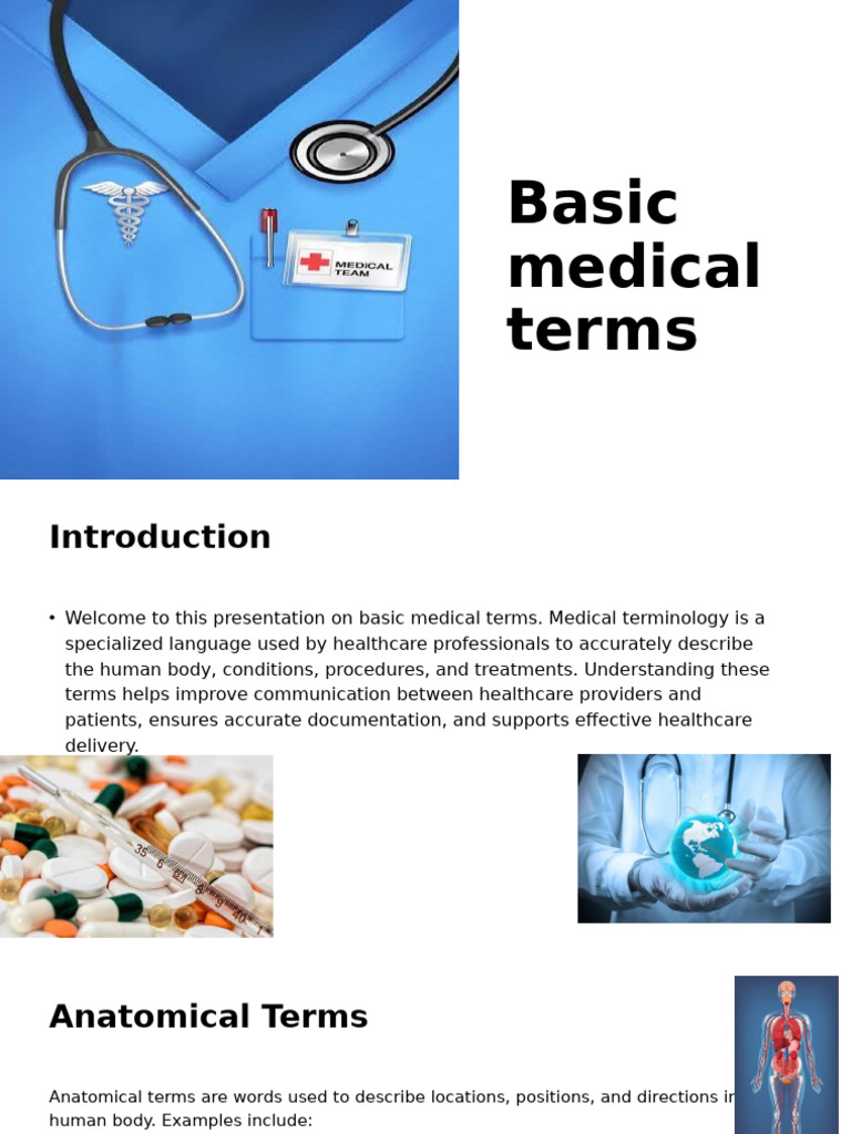 Essential Medical Terminology Guide | PDF