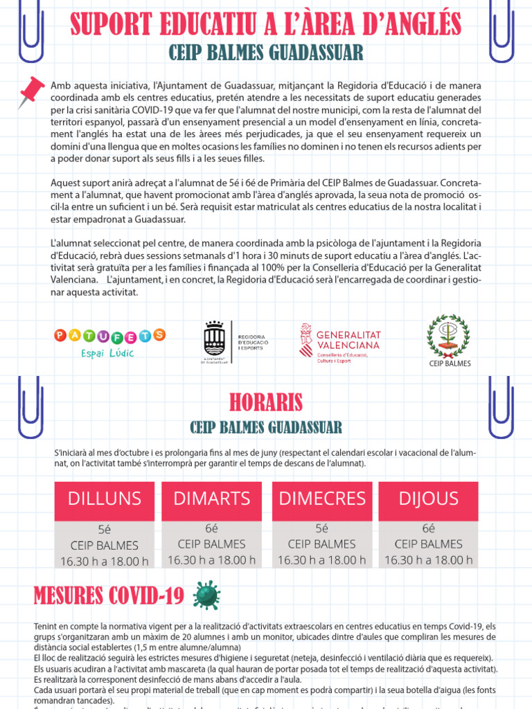 Ceip Balmes Anglés | PDF