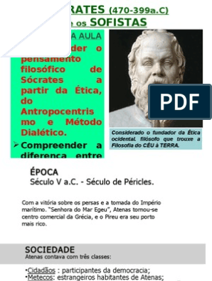 Filosofia (Completo), PDF, Sócrates