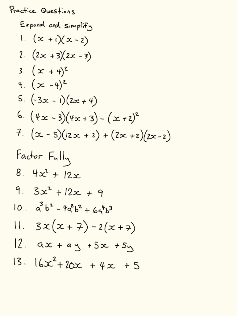 Practice Questions | PDF
